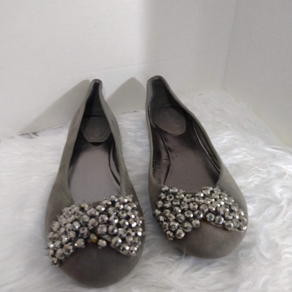 Bamboo Justine Glitter Beaded Flat - Picture 1 of 10